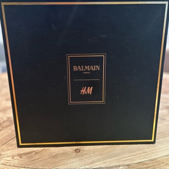 BNIB BALMAIN X H&M black rope gladiator boots 41 - Picture 3 of 8